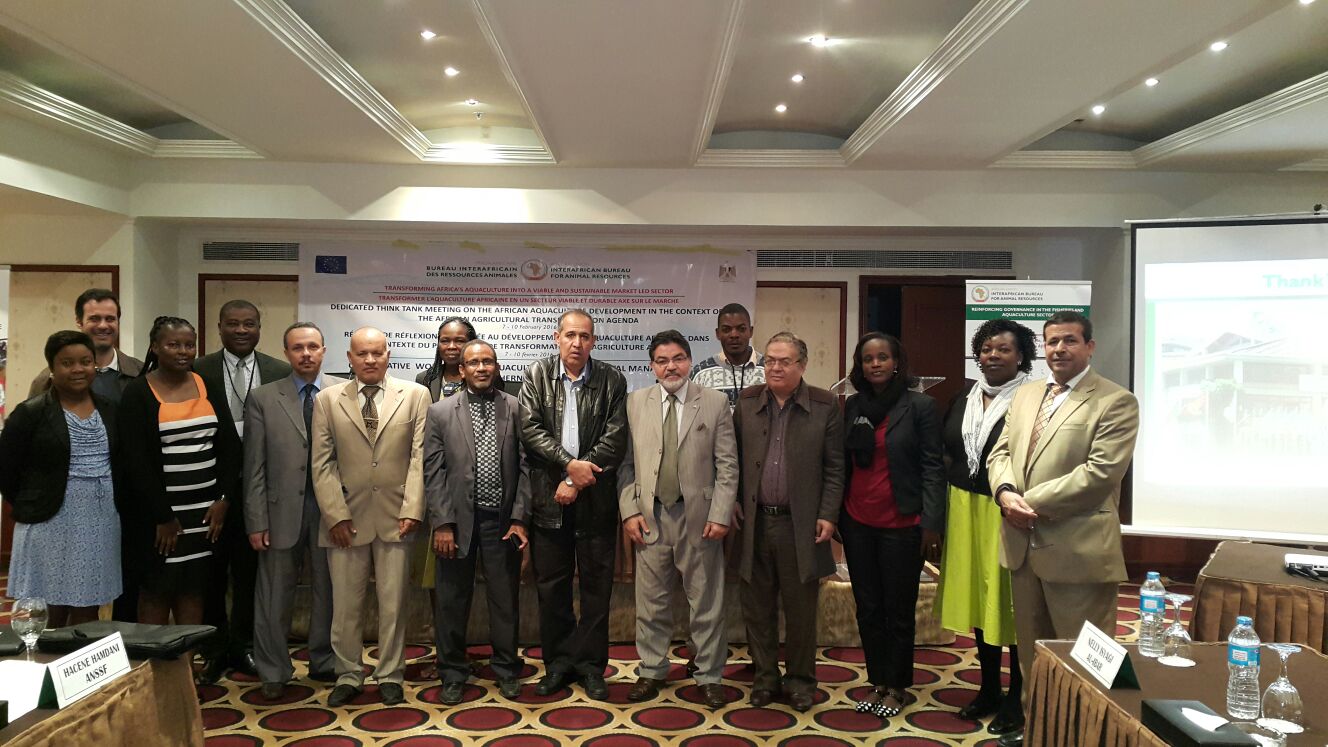  © 2016 AU-IBAR. Group photo: Workshop on Aquaculture Environemal Management for North Africa, 11-13 February 2016, Cairo, Egypt