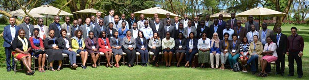 © 2018 AU-IBAR. Group Photo of participants of the write shop to develop national PPR control and eradication strategies and 5 - year action plans that was held at Naivasha, Kenya from 4th - 7th April 2018.