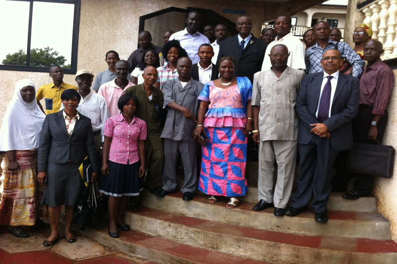 © 2013 AU-IBAR. Honorable Deputy Minister Madam Marie Jalloh and the workshop participants.